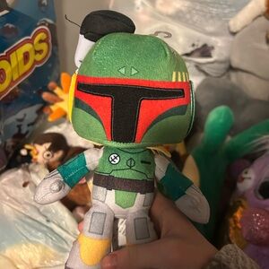 BRAND NEW Disney Green and Red Bounty Hunter Plush